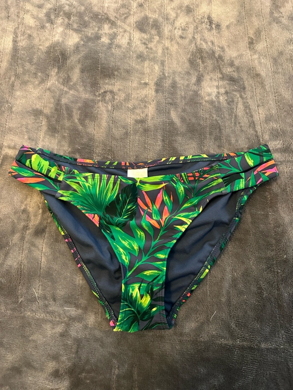 Xhilaration Tropical Leaf Bikini Bottoms